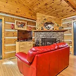 Cabin With Waterfall And Hot Tub, 1 Mi To Parkway!