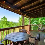 Smoky Mountain Sunset Hot Tub Grill And Game Room