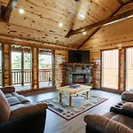 Pool And Game Room In Stunning Mountain Cabin