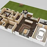 The Brick House: Brand New! 3 Bedroom Home With Private Driveway
