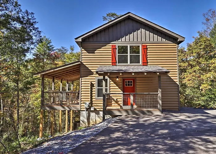Pigeon Forge Cabin With Hot Tub 1 Mi To Parkway