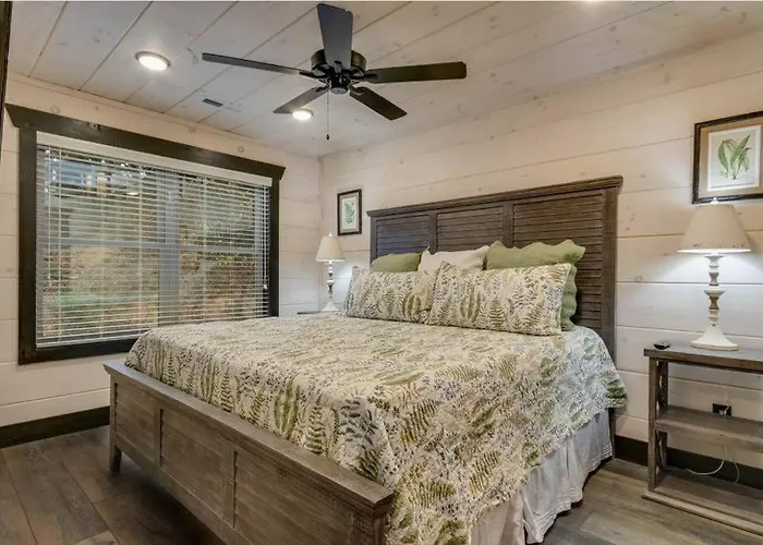Blue Moon Ridge: Brand New Cabin! 5 Bedrooms, Pool/Hot Tub, Theatre
