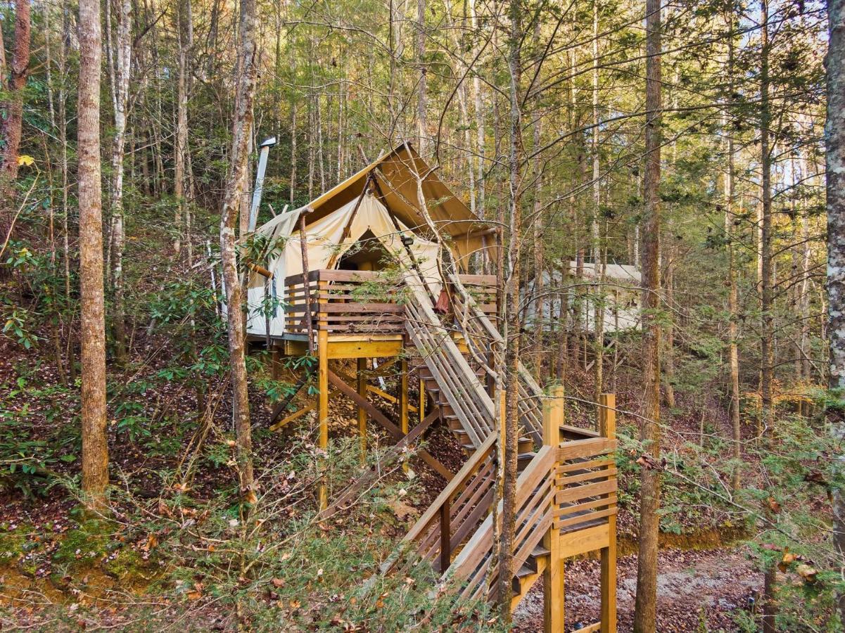 Under Canvas Great Smoky Mountains Luxury tent Pigeon Forge