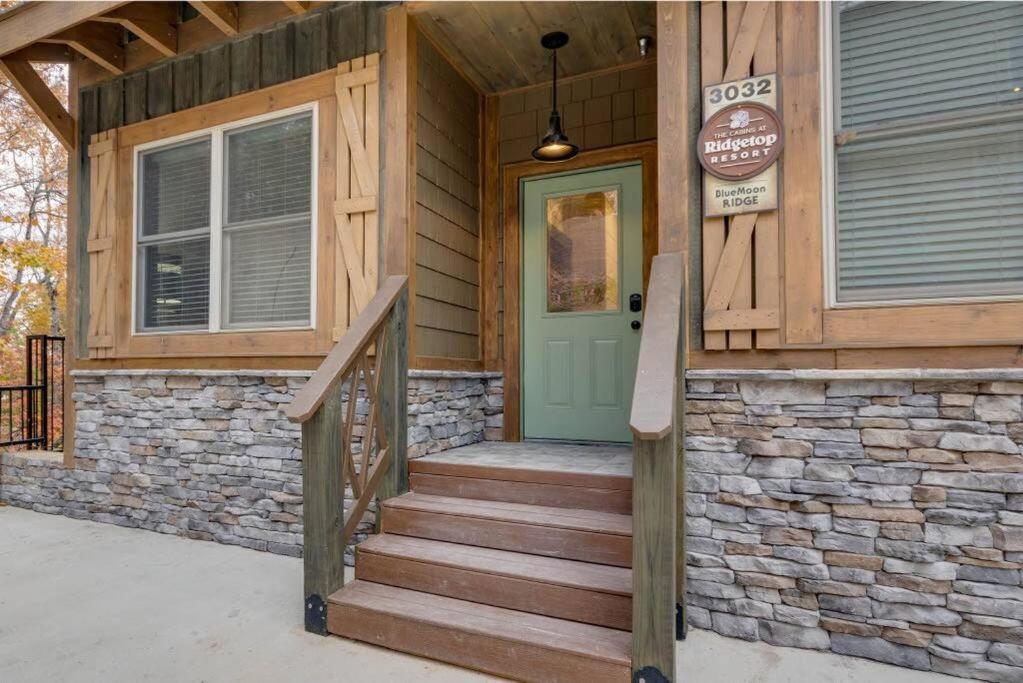 Blue Moon Ridge: Brand New Cabin! 5 Bedrooms, Pool/hot Tub, Theatre Holiday home