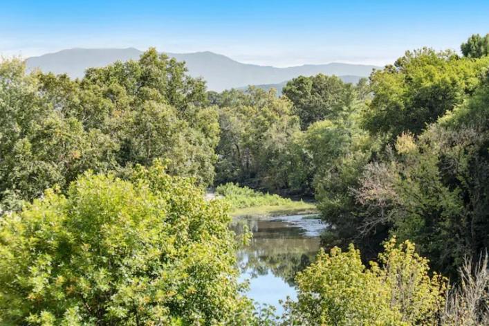 Apartment Bandit's Riverfront Retreat - Mountain View- Condo-fishing-balcony-fireplace-great Location!