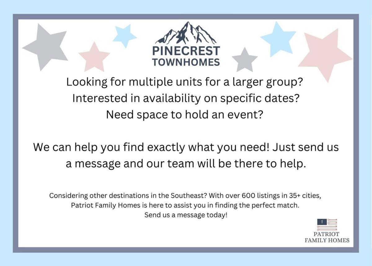 Pinecrest Townhomes-1king 2bunk Unit