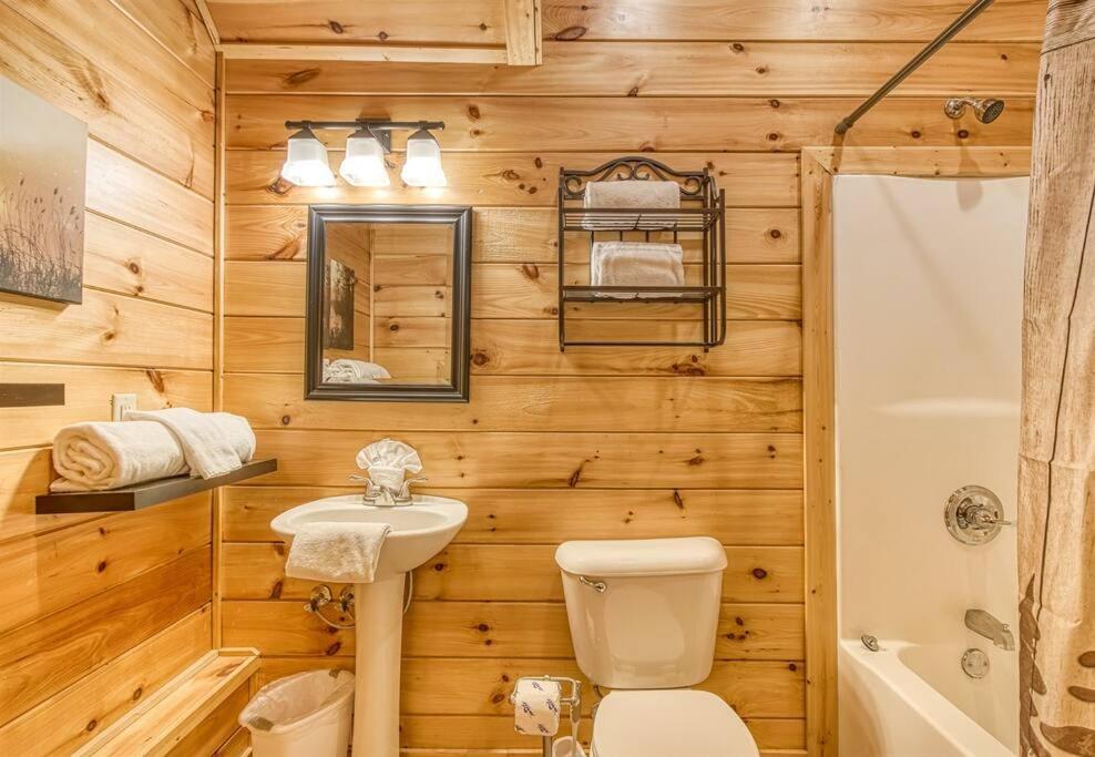 Blue Bear Near Dollywood! 1 Mile Off Pkwy Community Pool Hot Tub Game Rm Holiday home Pigeon Forge