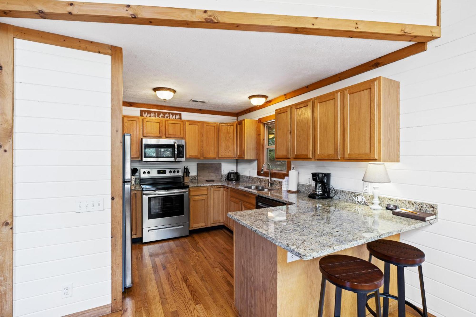 Lucky Charm Is An Inviting 3 Bedroom Retreat Nestled In The Woods Minutes From The Pkwy!
