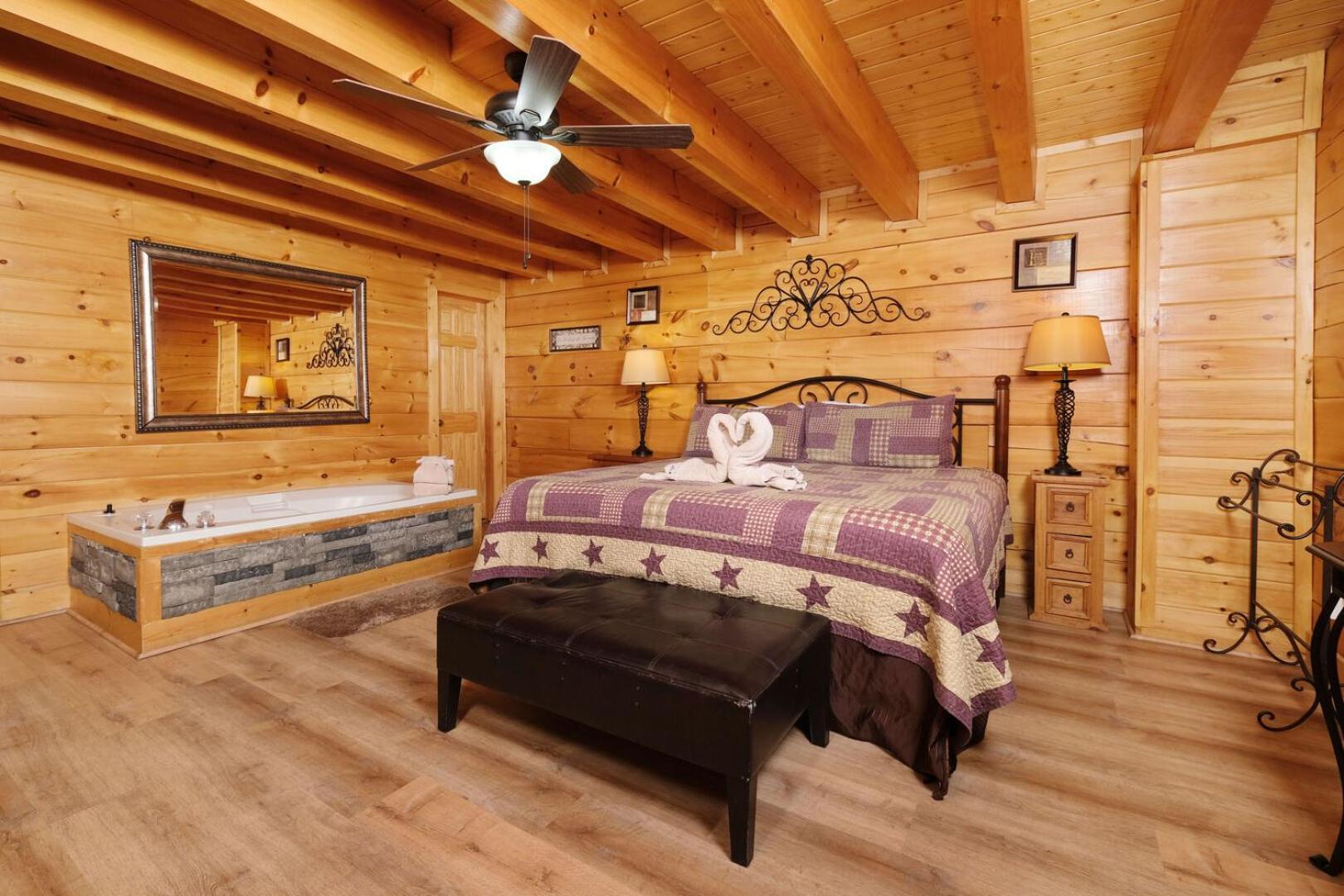 Romantic And Spacious 1br Gameroom Hot Tub Free Attraction Tickets Holiday home Pigeon Forge