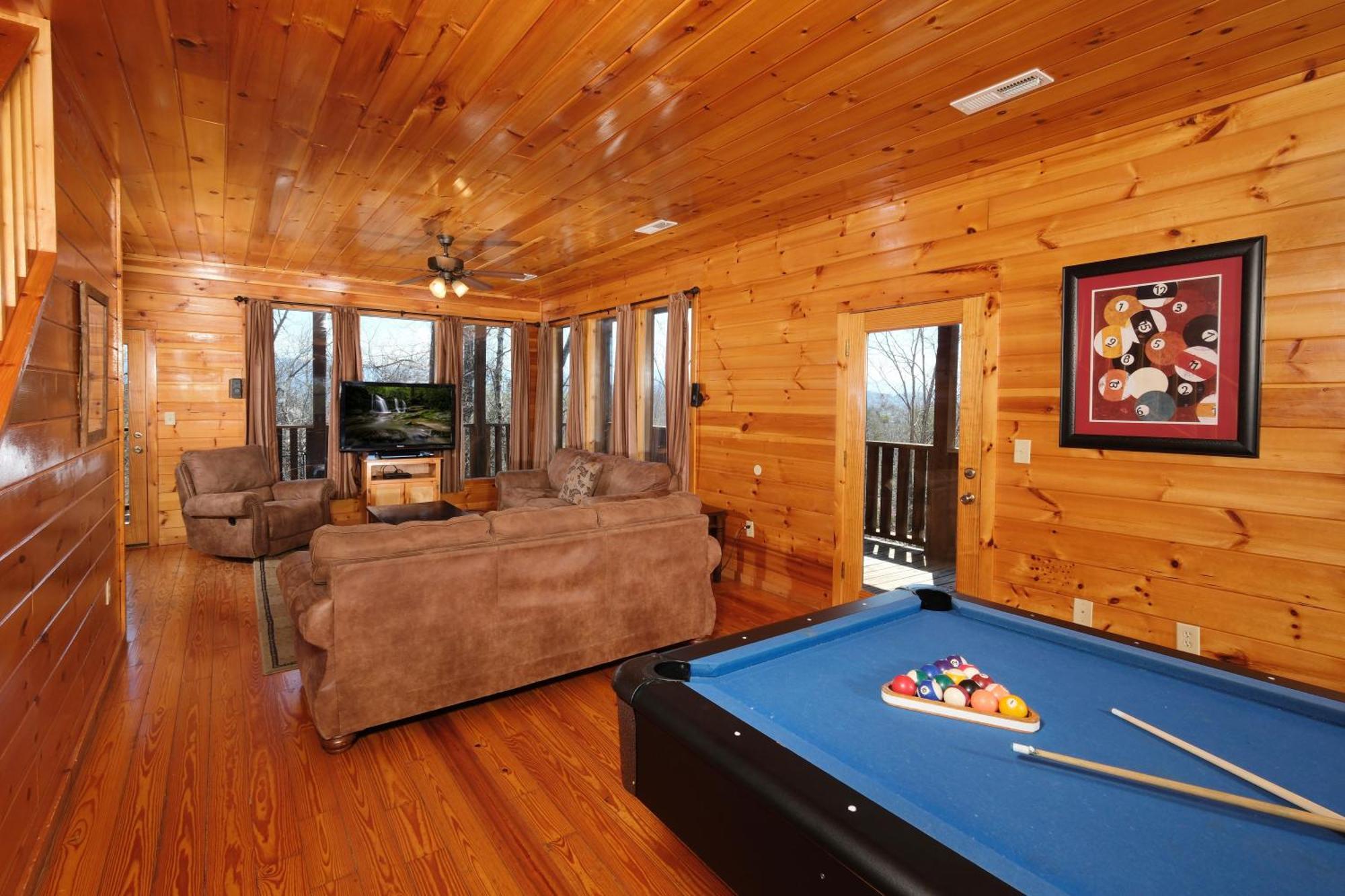 Spacious 6br Views Gameroom Theater Hot Tub Free Attraction Tickets Pigeon Forge