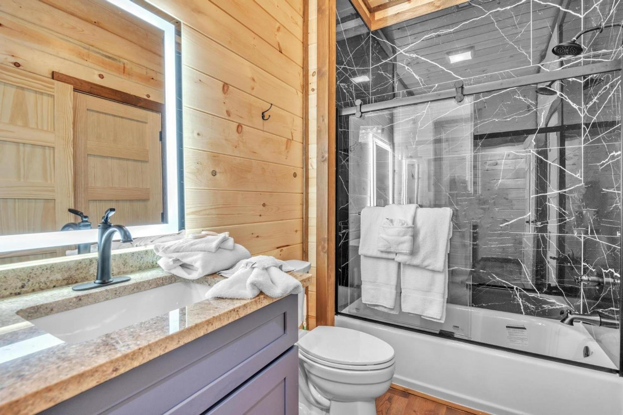 Ern803 - Beary Blue Oasis Pigeon Forge