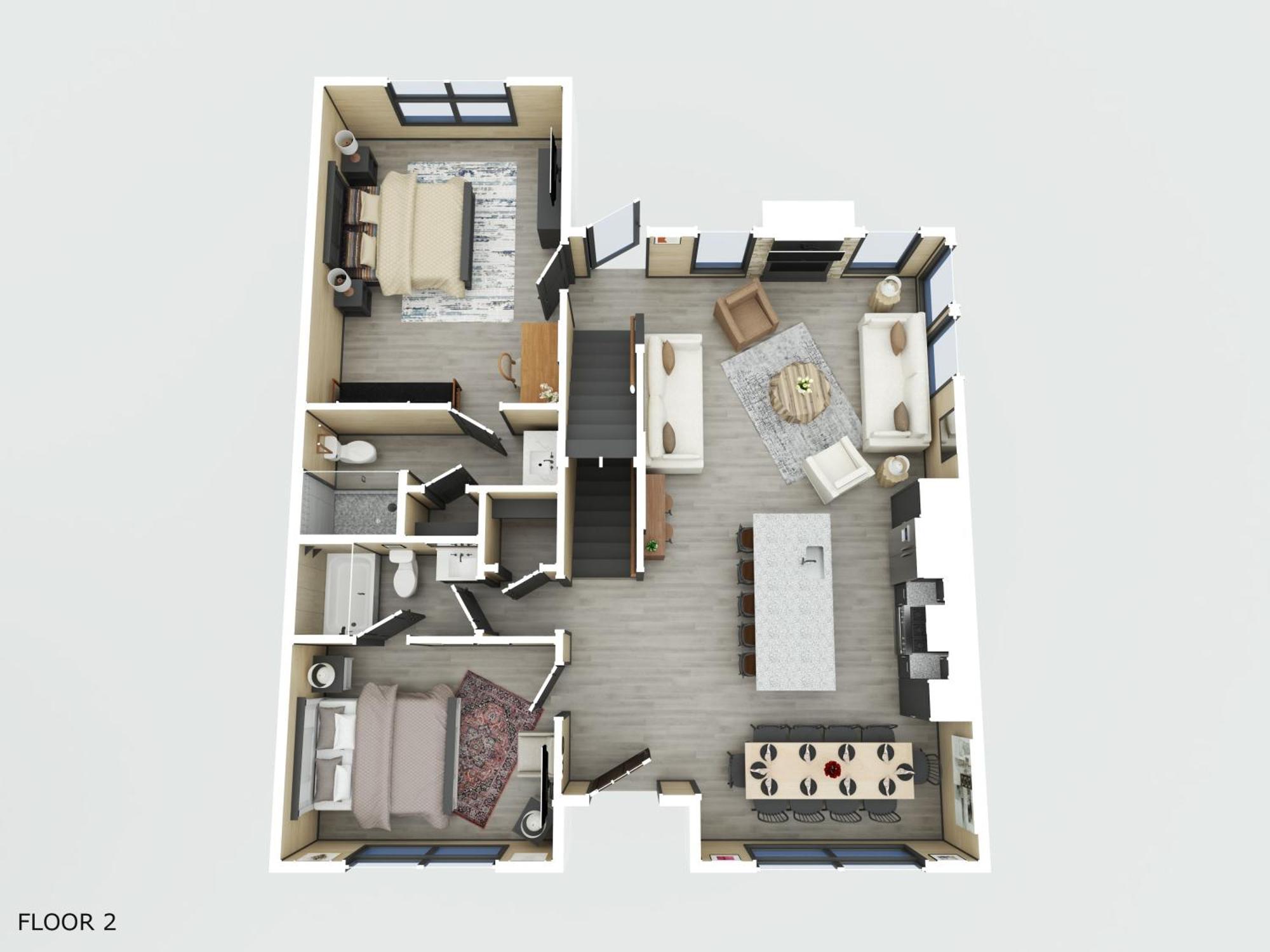 Smith Creek - 5 Bedrooms 20 Guest - Indoor Pool - Amenities Chalet