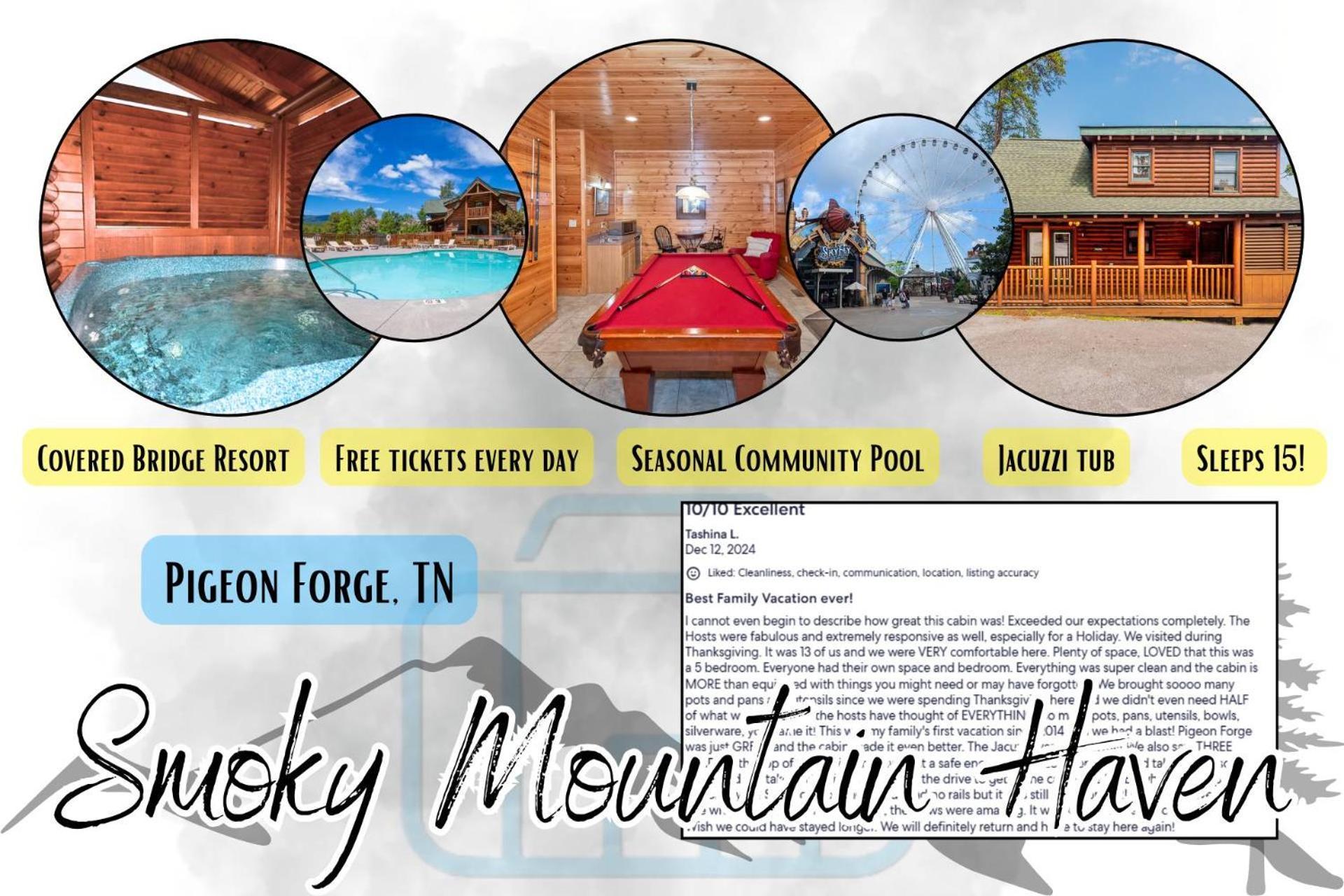 Smoky Mountain Haven Pigeon Forge