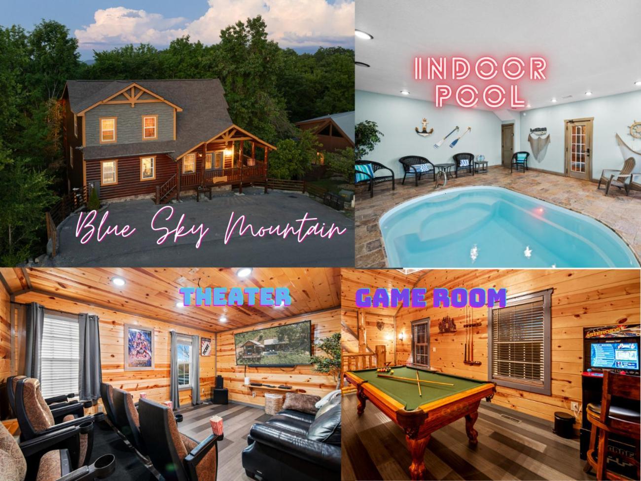 Indoor Heated Pool, Alpine Resort Near Dollywood, Theater & Game Room, Hot Tub *