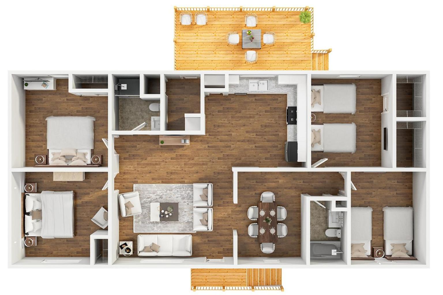 Luxurious 4br Mountain Haven With Parking Chalet