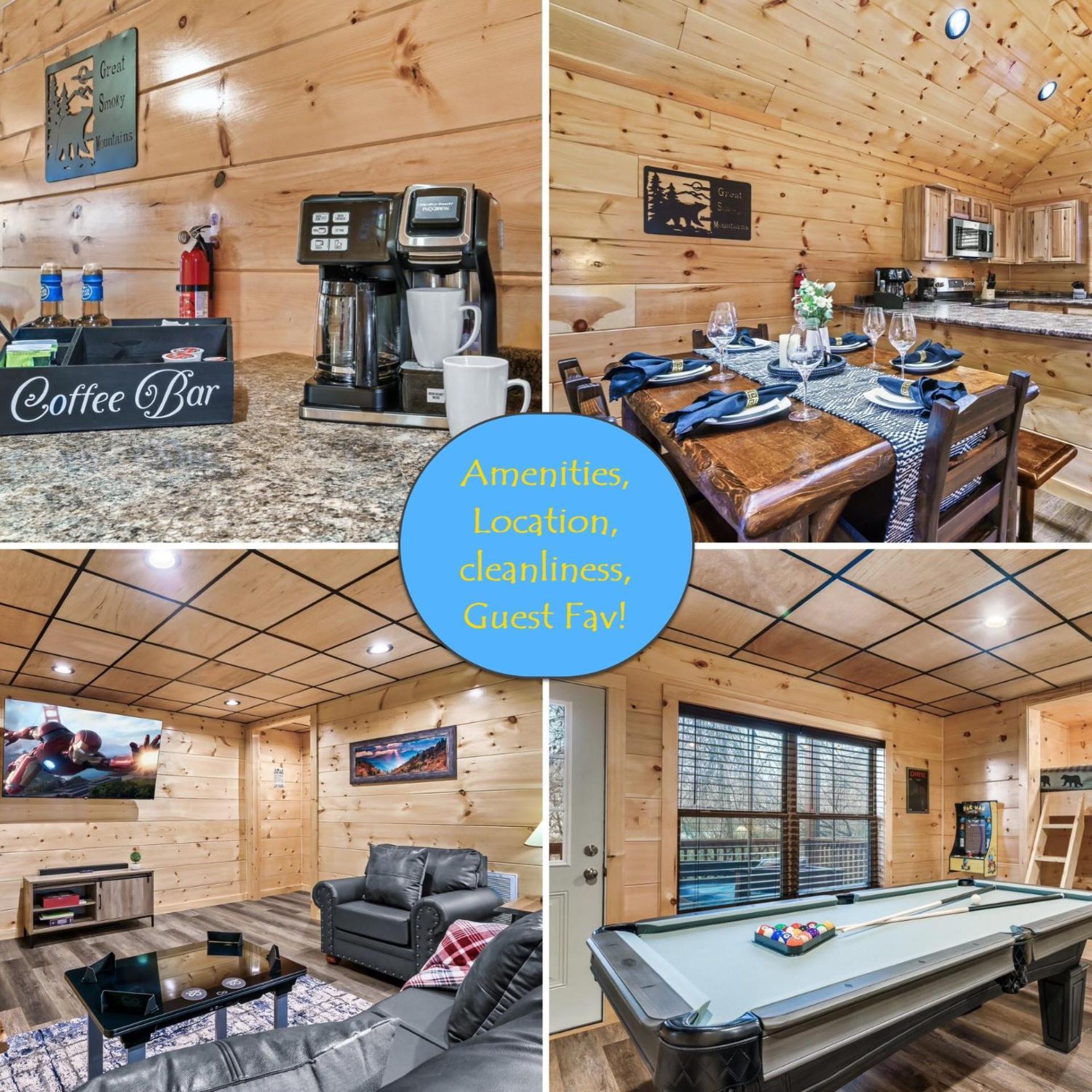 Mountains R Calling, Cozy Hideaway, King Beds, Hot-tub, Arcade, Ev Ready * Pigeon Forge