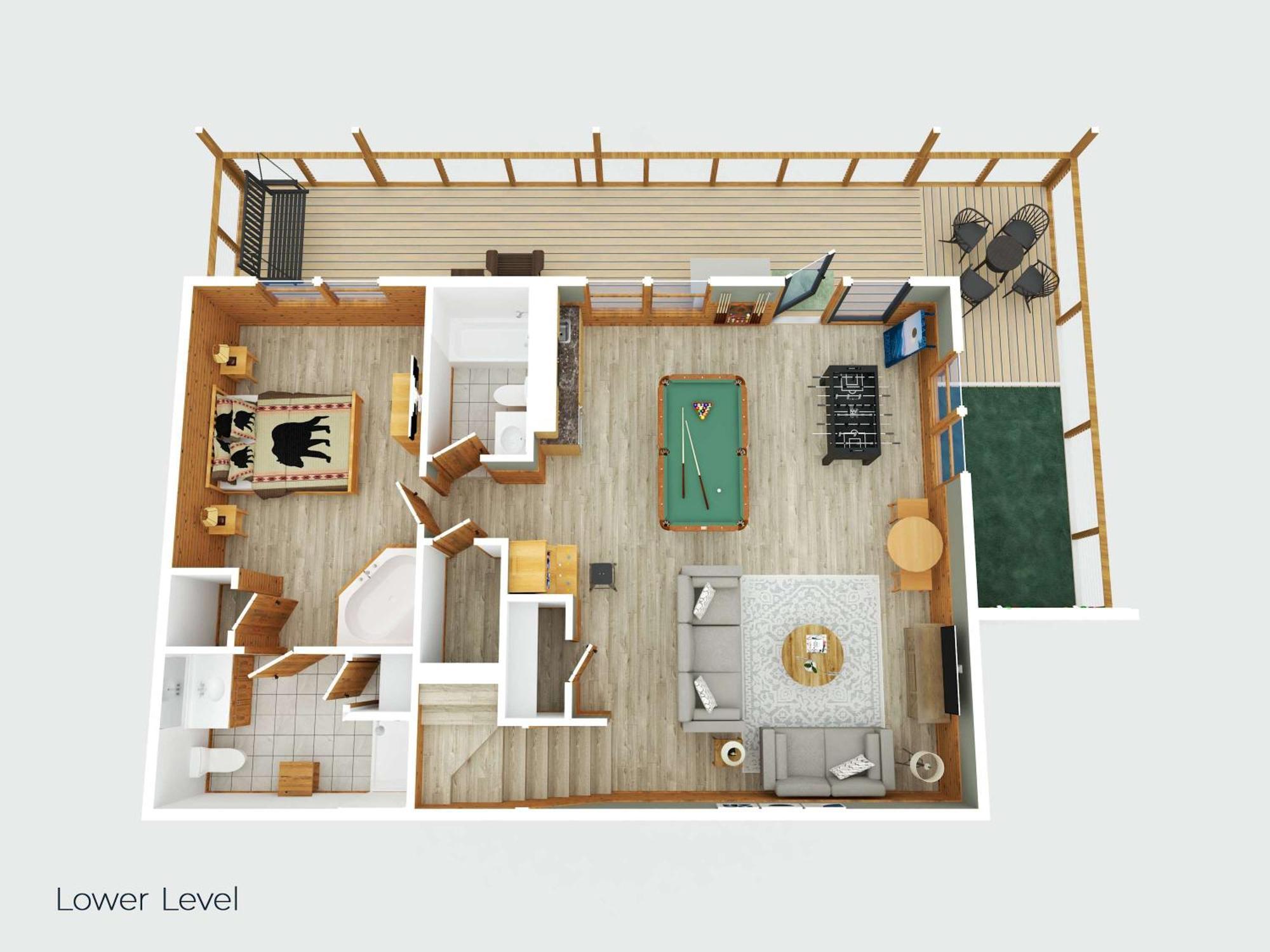 Family Haven By Dollywood - Hot Tub - Game *