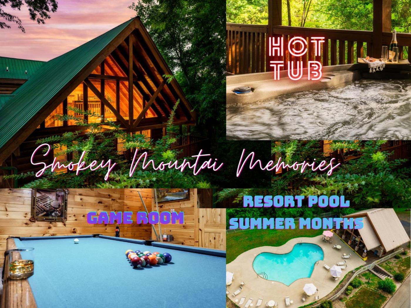 Alpine Resort Near Dollywood, Hot Tub, Game Room, Outdoor Pool, Fast Wifi